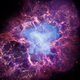 A composite image of the Crab Nebula and its pulsar, the bright dot at the center (Image: X-ray: NASA/CXC/SAO/F.Seward; Optical: NASA/ESA/ASU/J.Hester & A.Loll; Infrared: NASA/JPL-Caltech/Univ. Minn./R.Gehrz)